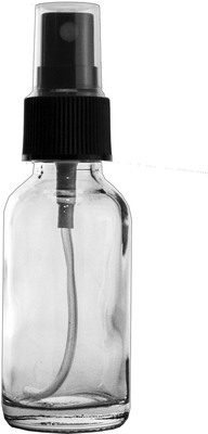 BR 1 OZ CLEAR WITH MIST  SPRAYER - Black