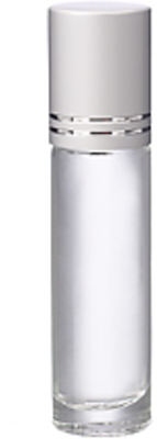 ROLLON 10ML PLAIN,SILVER ALUMINUM CAP